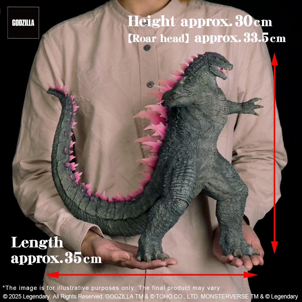 Toho Daikaiju Series GODZILLA (2024) EVOLVED Ver. FROM GODZILLA × KONG: THE NEW EMPIRE (Shonen RIC Exclusive)