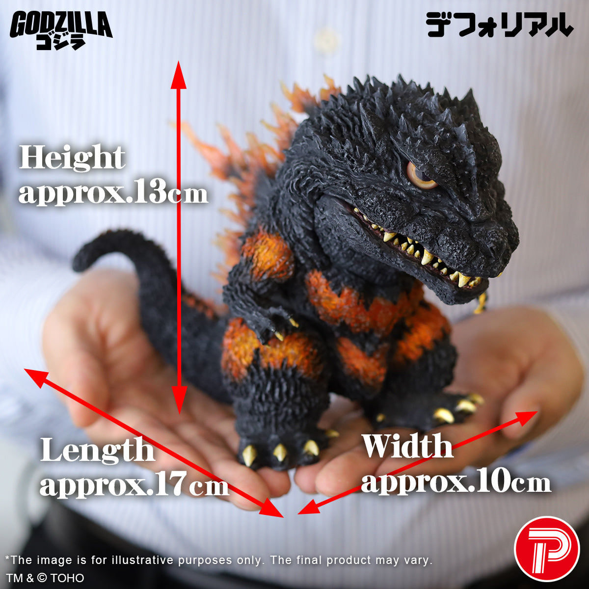 DefoReal Series Burning Millennium Godzilla