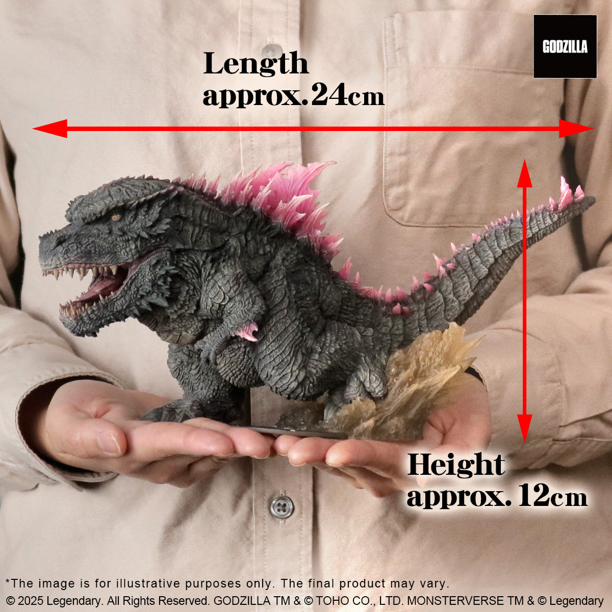 DefoReal Series GODZILLA (2024) EVOLVED Ver. FROM GODZILLA × KONG: THE NEW EMPIRE (Shonen RIC Exclusive)