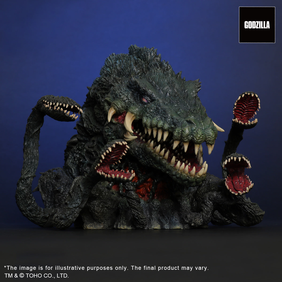 DefoReal Series Godzilla(1989 )& Biollante Night color Ver.