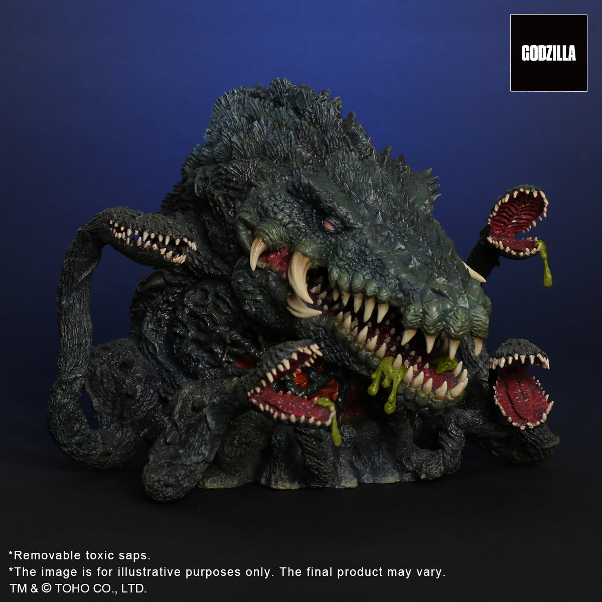 DefoReal Series Godzilla(1989 )& Biollante Night color Ver.