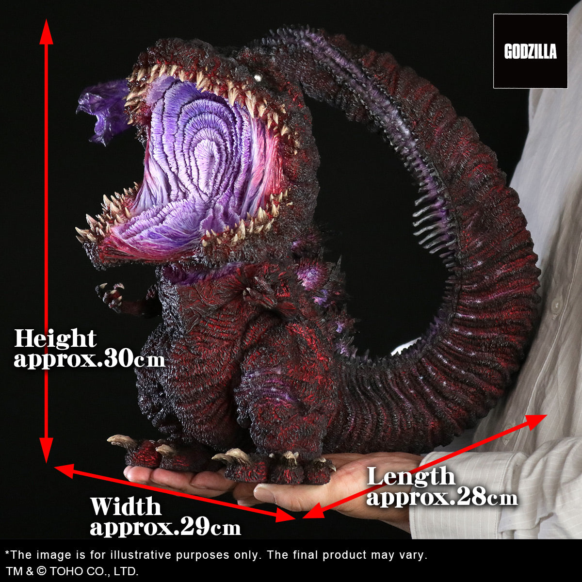 Gigantic Series x DefoReal GODZILLA(2016) 4th Form Awakening Version