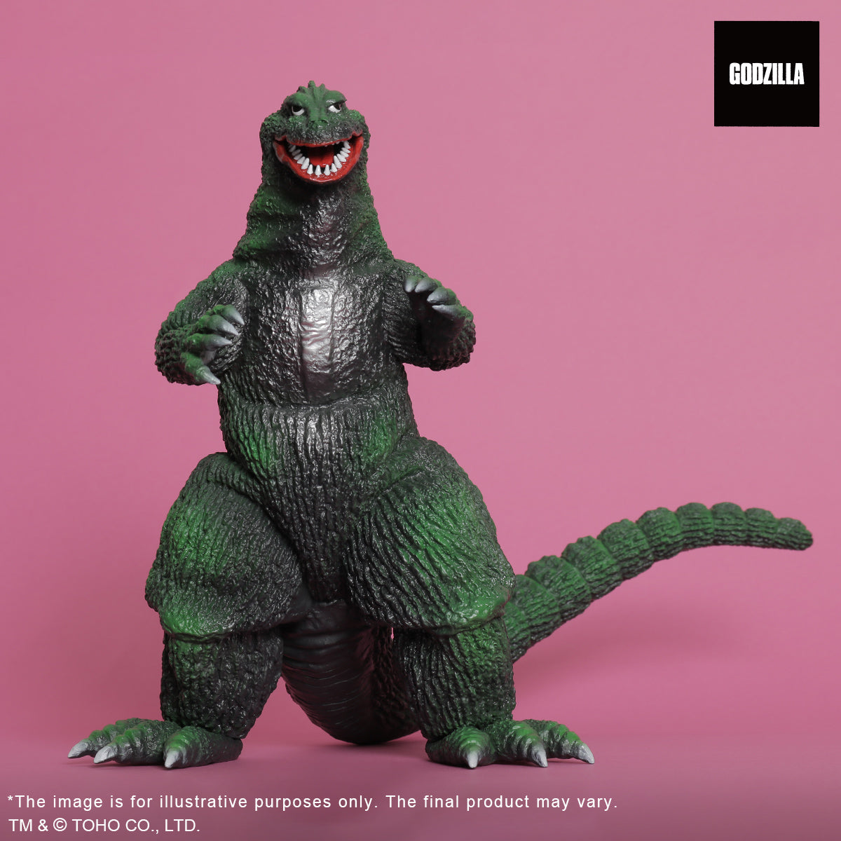 Toho Daikaiju series Godzilla (1962) Classic Color Version.