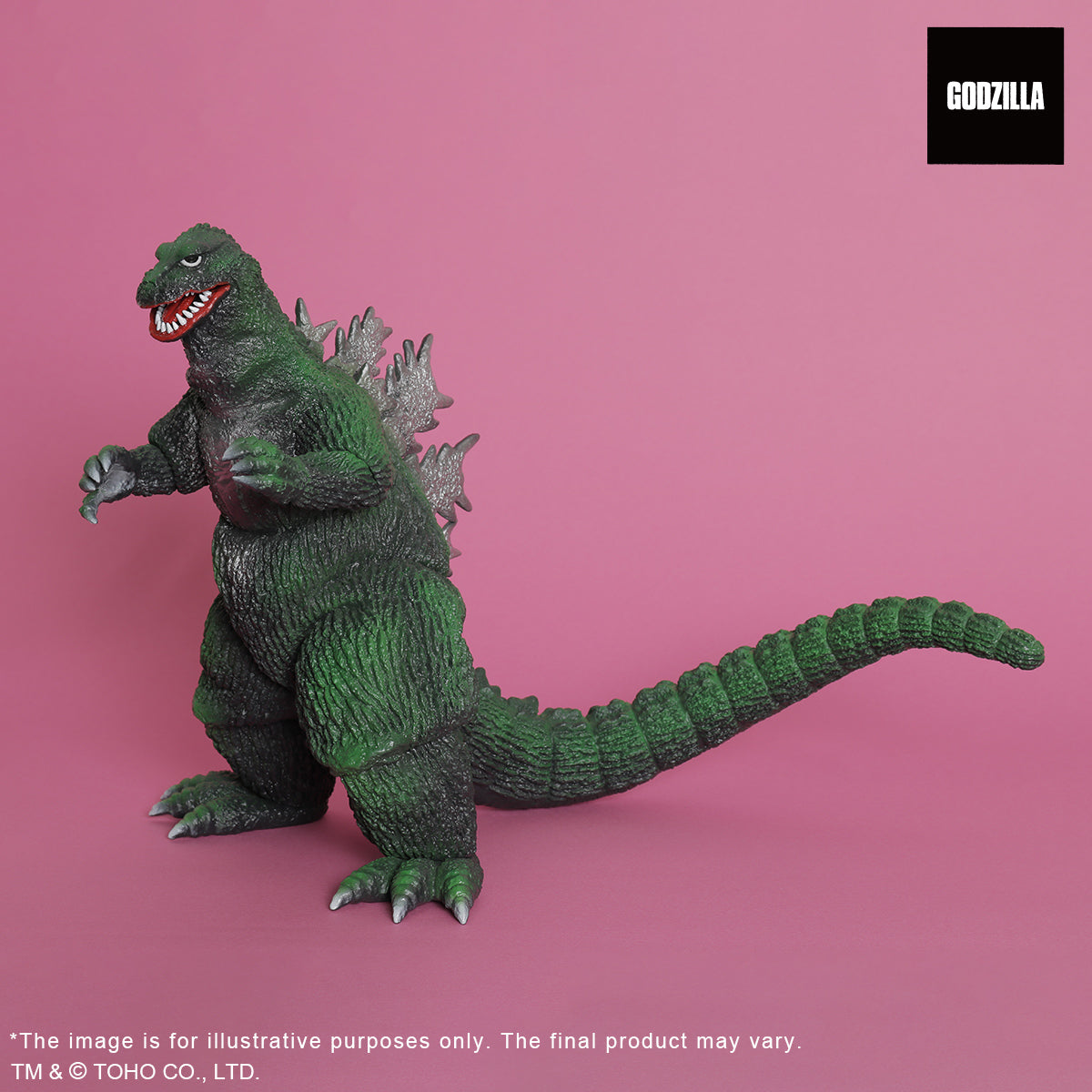 Toho Daikaiju series Godzilla (1962) Classic Color Version.