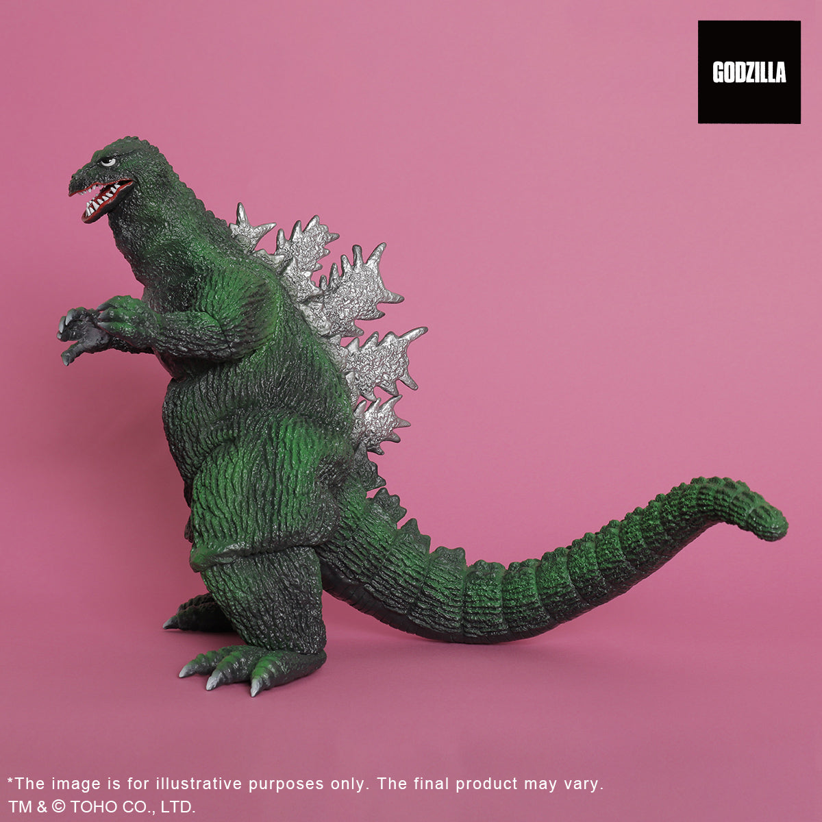 Toho Daikaiju series Godzilla (1962) Classic Color Version.