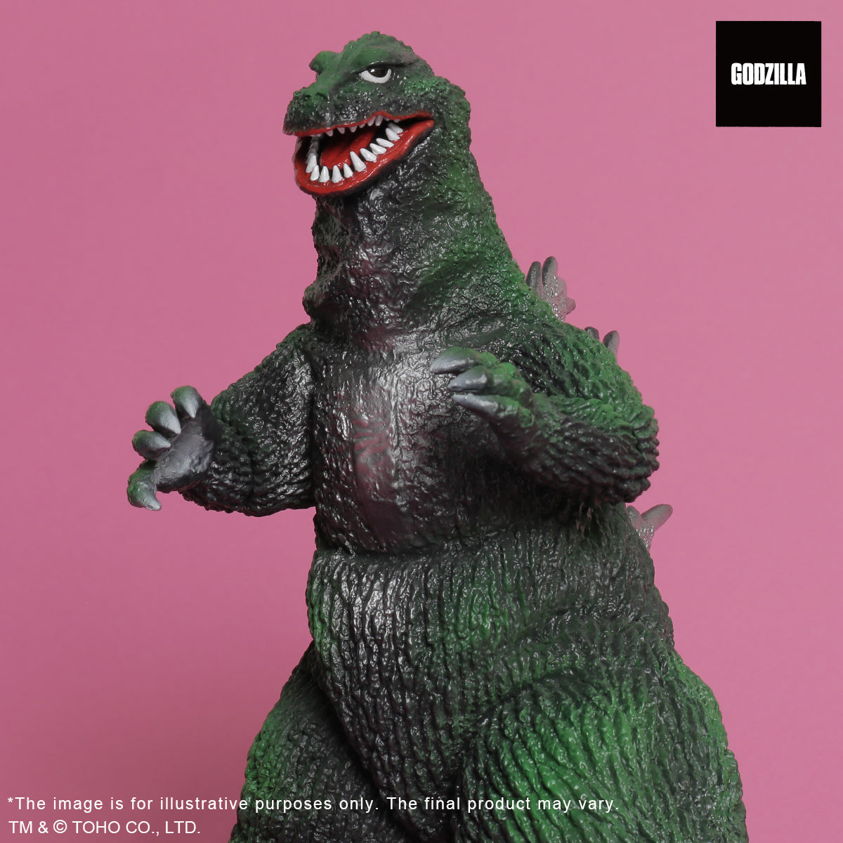 Toho Daikaiju series Godzilla (1962) Classic Color Version.