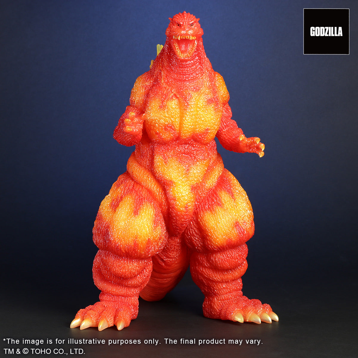 Toho 30cm Series Godzilla(1995) Clear Orange Ver.