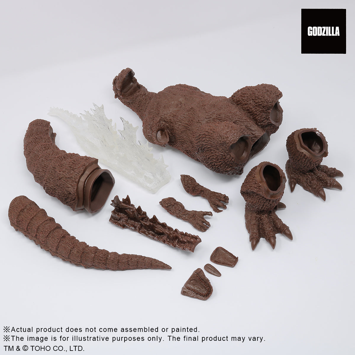 Toho 30cm Series SAKAI YUJI Modeling Collection Godzilla(1954) Soft Vinyl Kit