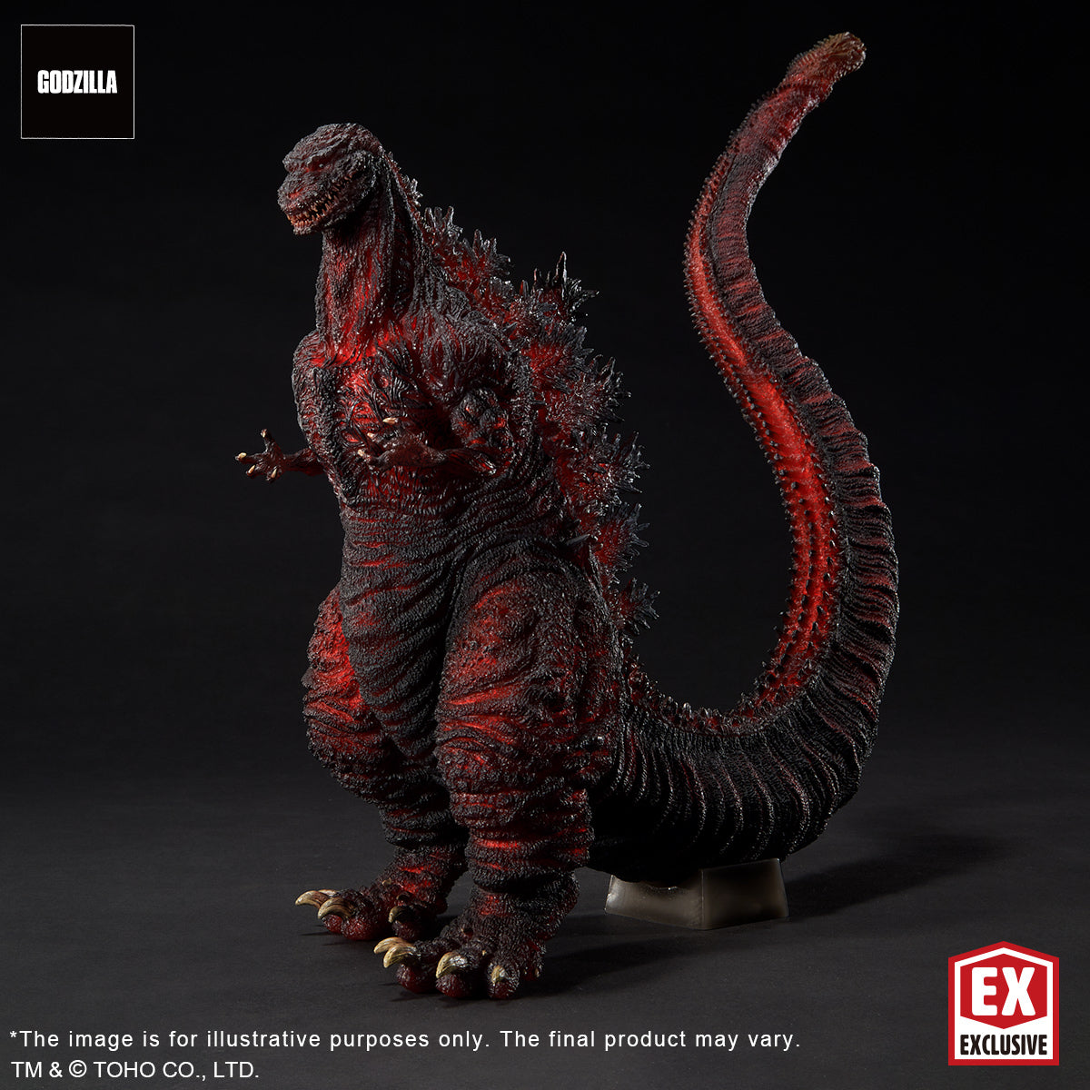 TOHO 30cm Series Sakai Yuji Modeling Collection Godzilla(2016) 4th Form Light up Ver. (Shonen RIC Exclusive)