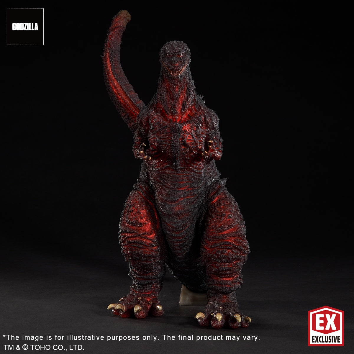 TOHO 30cm Series Sakai Yuji Modeling Collection Godzilla(2016) 4th Form Light up Ver. (Shonen RIC Exclusive)