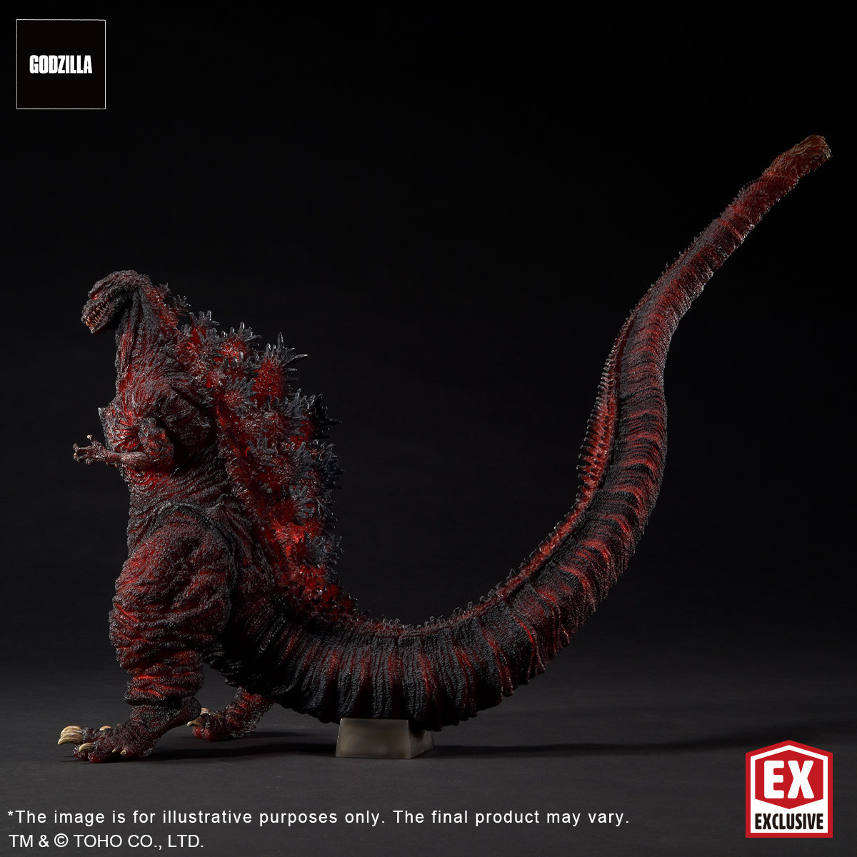 TOHO 30cm Series Sakai Yuji Modeling Collection Godzilla(2016) 4th Form Light up Ver. (Shonen RIC Exclusive)
