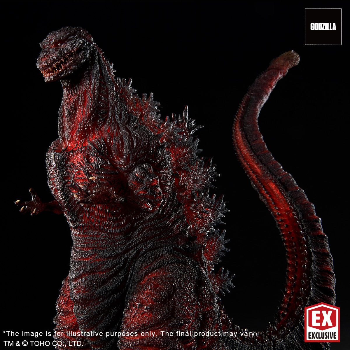 TOHO 30cm Series Sakai Yuji Modeling Collection Godzilla(2016) 4th Form Light up Ver. (Shonen RIC Exclusive)