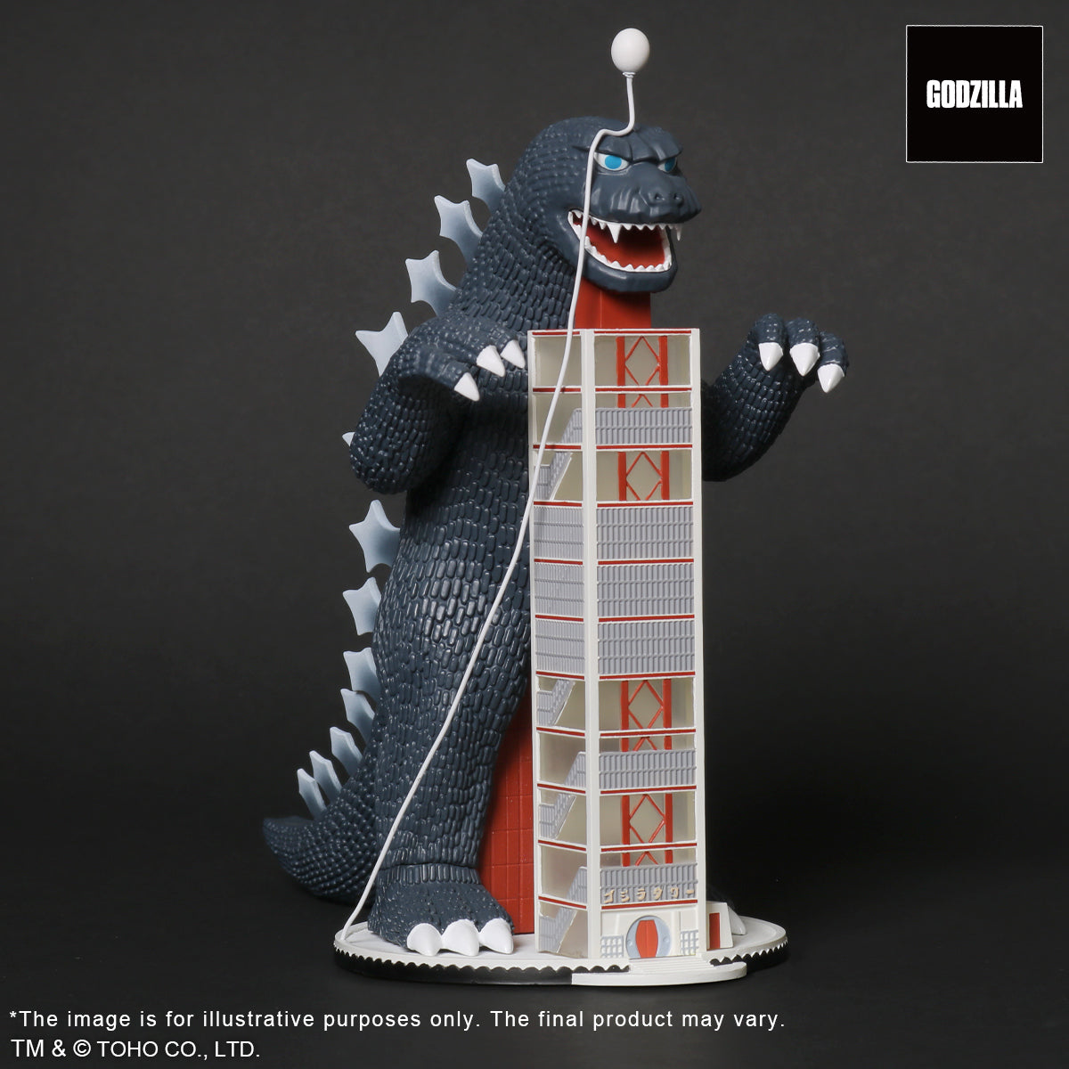 Toho Maniacs series Godzilla Tower