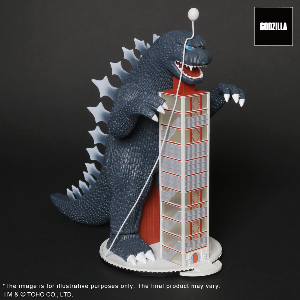 Toho Maniacs series Godzilla Tower