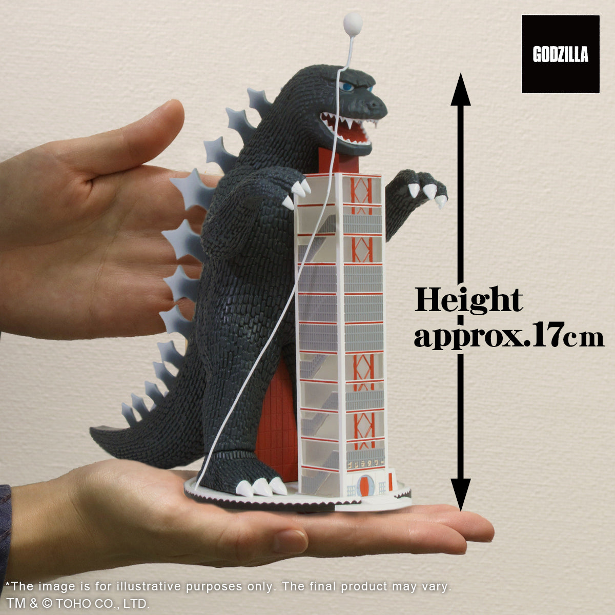 Toho Maniacs series Godzilla Tower