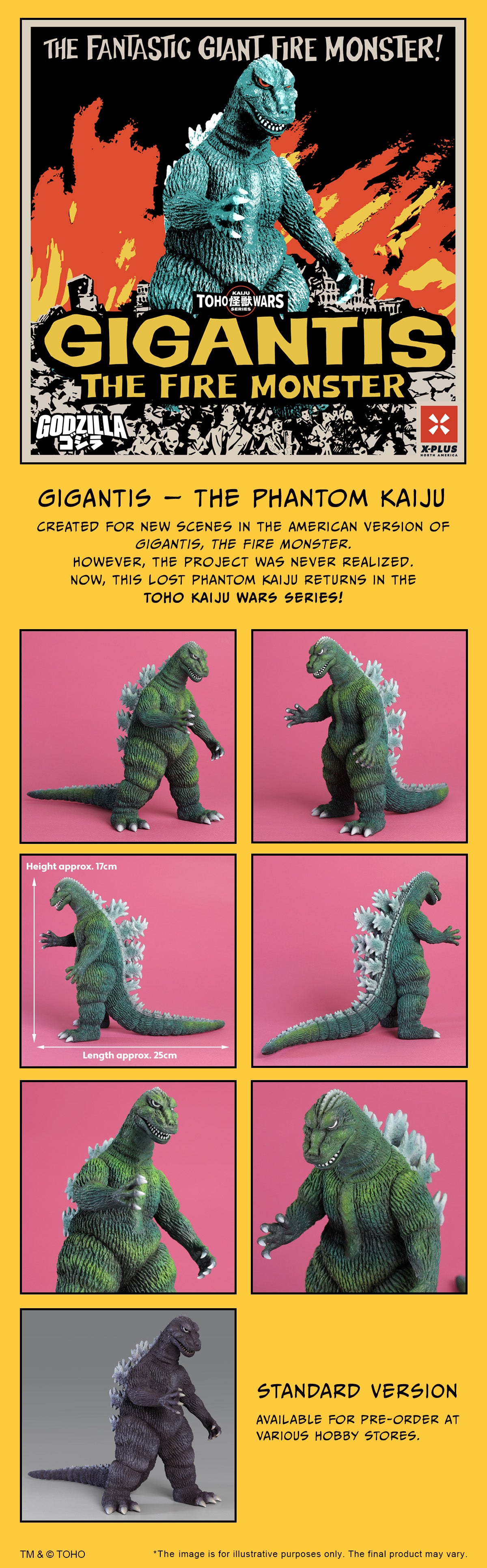 Toho Kaiju Wars Series Gigantis XPNA Exclusive Version