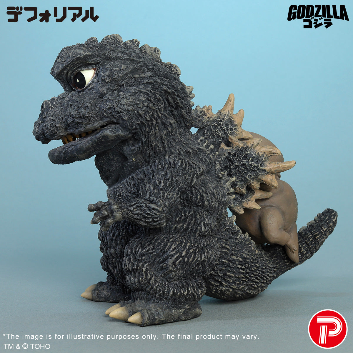 DefoReal Series Godzilla (1967) and Minilla revamped color ver.