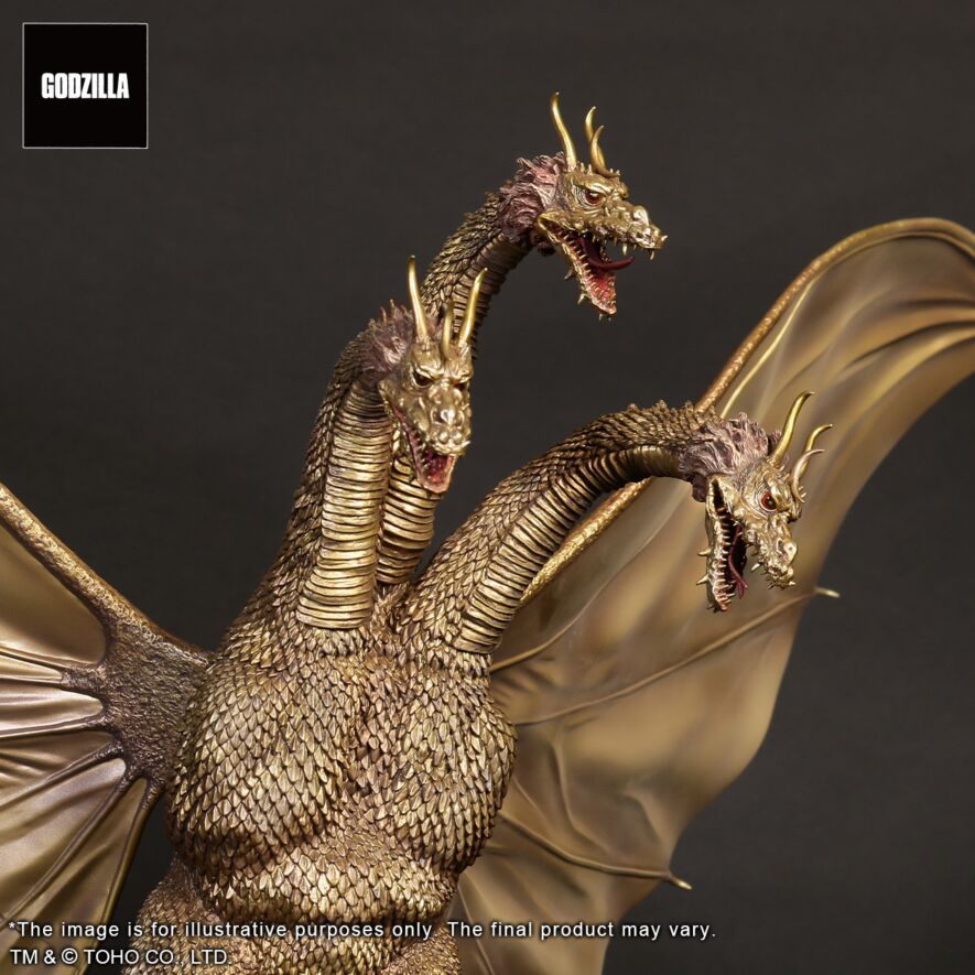 TOHO Daikaiju Series King Ghidorah (1964) Battle Version