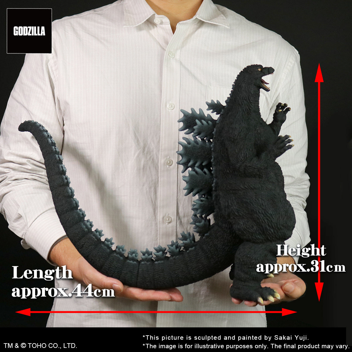 Toho 30cm Series Yuji Sakai Modeling collection Godzilla(1995) LAST SCENE Shonen-RIC Exclusive