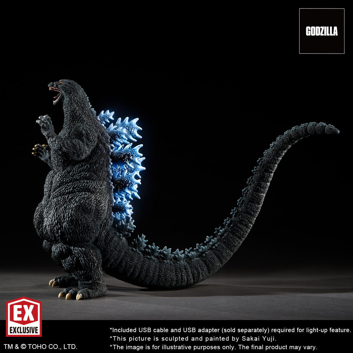 Toho 30cm Series Yuji Sakai Modeling collection Godzilla(1995) LAST SC ...